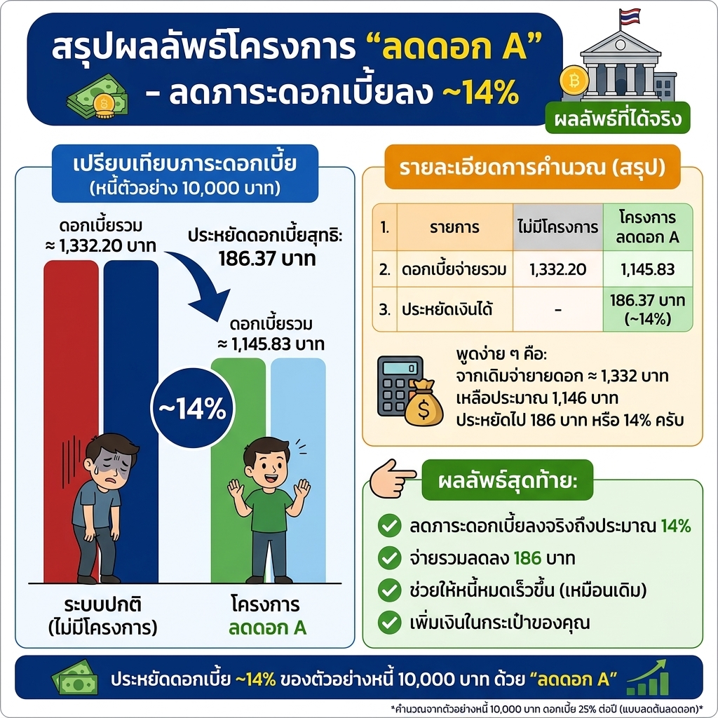 นโยบายลดดอก A